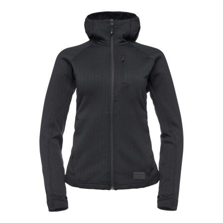 Black Diamond Women's Factor Full Zip Hoodie, Fleece, Quick-Dry