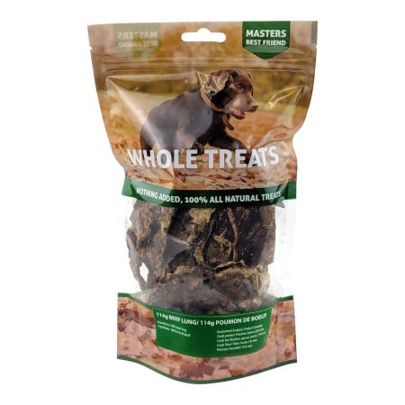 Masters Best Friend Beef Lung Dog Treat, 114-g