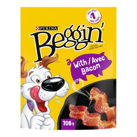 Purina Beggin' StriPs Bacon Flavour Dog Treats, 708-g