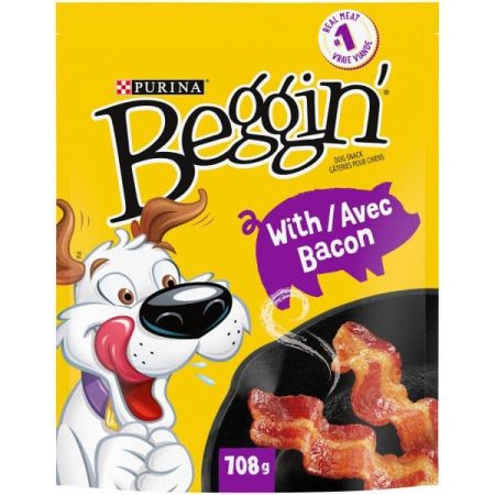 Purina Beggin' StriPs Bacon Flavour Dog Treats, 708-g