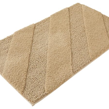 Beige Recycled Bath Mat, 20-in x 34-in