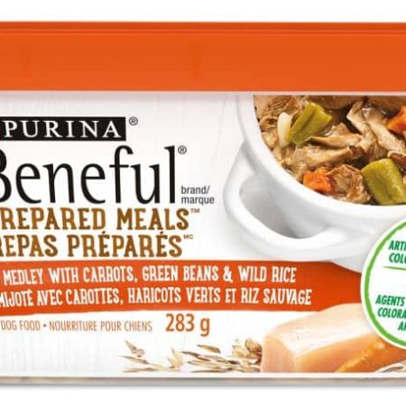 Purina® Beneful® Prepared Meals™ Simmered Chicken Medley Dog Food, 283-g