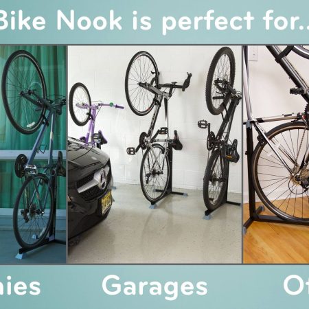 Bike Nook Portable Freestanding Vertical Bike Rack / Bike Stand