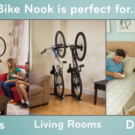 Bike Nook Portable Freestanding Vertical Bike Rack / Bike Stand