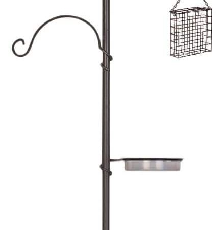 Bird Feeder Station with Pole