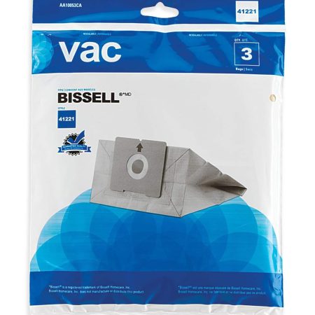 Bissell Zing Canister Replacement Vacuum Cleaner Bags, 3-pk