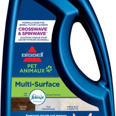 Bissell Multi-Surface Concentrated Pet Floor Cleaner for Use in Bissell Floor Cleaners, 1.89-L