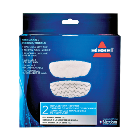 Bissell Symphony Replacement Steam Mop Pads, 2-pk