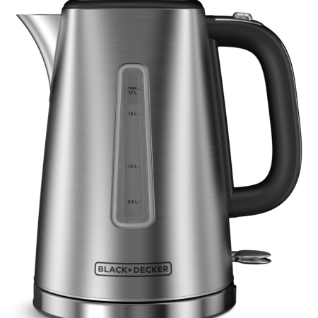 Black & Decker Kitchen Tools® Cordless Electric Kettle w/ Auto Shut Off, Stainless Steel, 1.7L