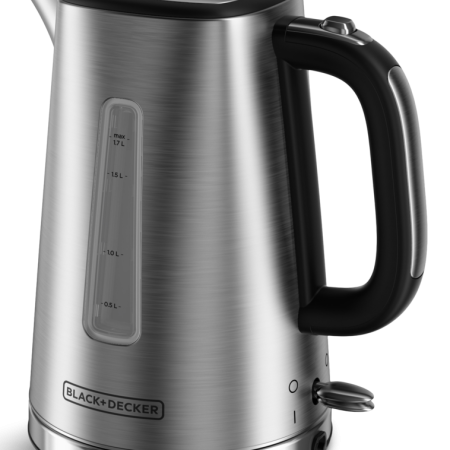 Black & Decker Kitchen Tools® Cordless Electric Kettle w/ Auto Shut Off, Stainless Steel, 1.7L