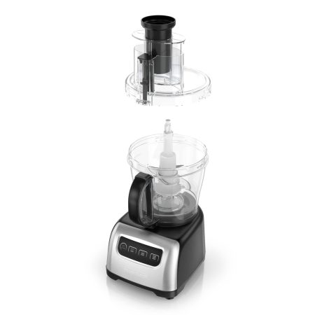 Black & Decker Kitchen Tools Square Food Processor Stainless Steel, 10 Cups