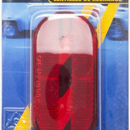 Optronics Oval Red Replacement Lens for Clearance Markers, 4-x2-1/16-in