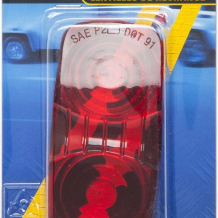 Optronics Rectangular Red Replacement Lens for Clearance Markers, 4-1/16x2-1/8-in