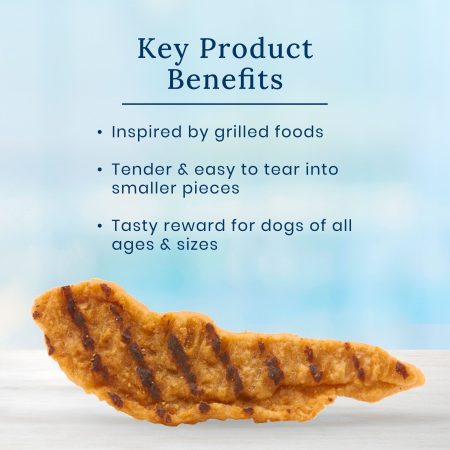 Blue Buffalo Nudges Chicken Grillers, Natural Dog Treat, 283-g