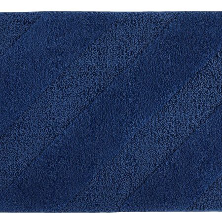 Blue Recycled Bath Mat, 20-in x 34-in