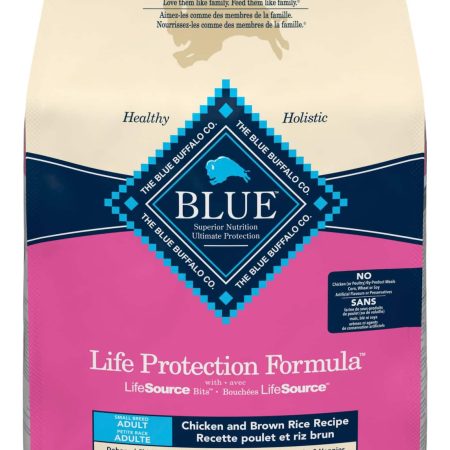 Blue Buffalo BLUE Small Breed Chicken & Brown Rice Adult Dry Dog Food, Mope Options Available