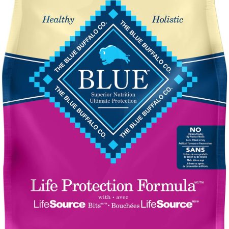 Blue Buffalo BLUE Small Breed Chicken & Brown Rice Senior Dry Dog Food, 2.3-kg