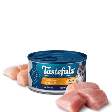 Blue Buffalo BLUE Tastefuls™ Turkey, Chicken & Ocean Fish Paté Wet Cat Food Variety Pack, 3-oz, 12-pk