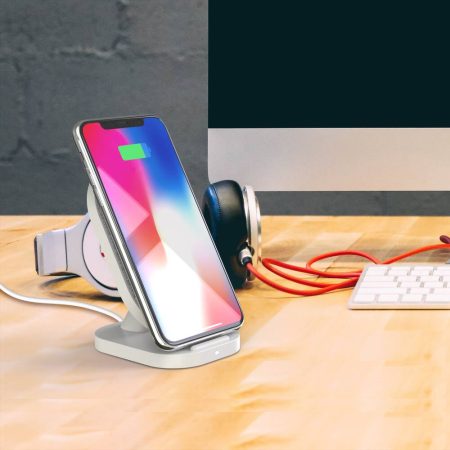 Bluehive 10W Fabric Wireless Charging Stand, Compatible with Most Qi-Enabled Devices