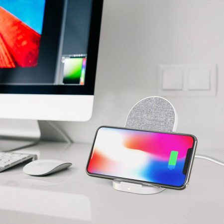 Bluehive 10W Fabric Wireless Charging Stand, Compatible with Most Qi-Enabled Devices