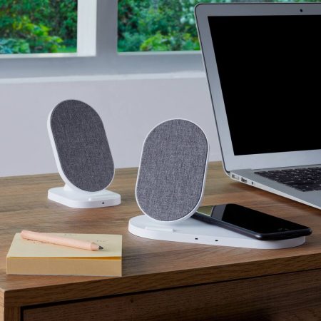 Bluehive 10W Fabric Wireless Charging Stand, Compatible with Most Qi-Enabled Devices