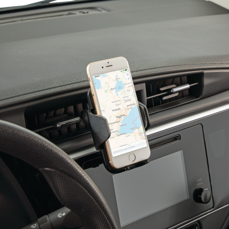 Bluehive 10W Wireless Charging Dash & Vent Phone Mount Compatible with Qi-Enabled Devices, with 360° Swivel Mount