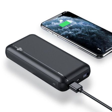 Bluehive 20,000 mAh Portable Power Bank, Black