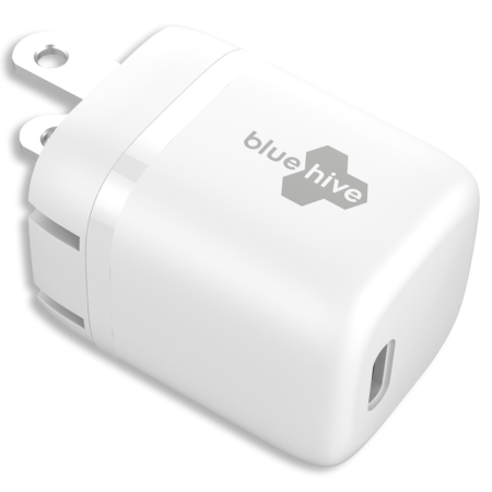 Bluehive Power Delivery 20W Wall Charger, White