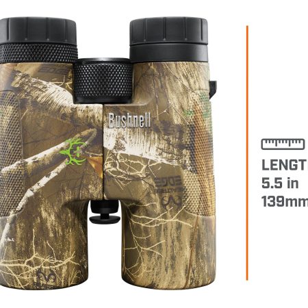 Bushnell Bone Collector Powerview Binoculars, Realtree Edge Camo, 10x42mm