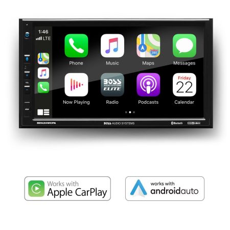 Boss Audio Systems Elite BE920WCPA Double DIN  Bluetooth Receiver, 7-in