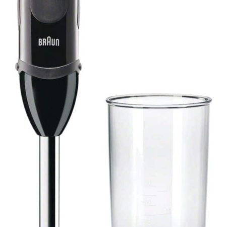 Braun MultiQuick 5 Vario 21 Speed Corded Hand Blender w/ Blending Jar, Black