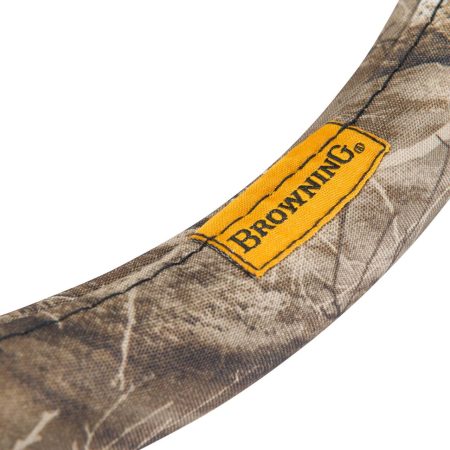 Browning Buckmark Branding Steering Wheel Cover with RealTree Edge Camo, Brown