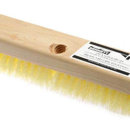 Bennett Female Threaded Deck Scrub Brush, 10-in