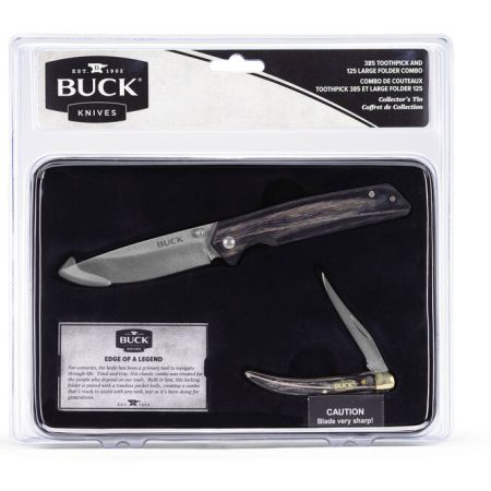 Buck Knife Set in Tin, 2-pk