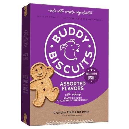 Buddy Biscuits Crunchy Assorted Dog Treats, 453-g