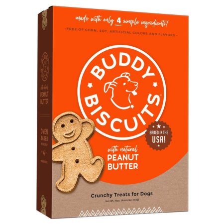 Buddy Biscuits Crunchy Peanut Butter Dog Treats, 453-g