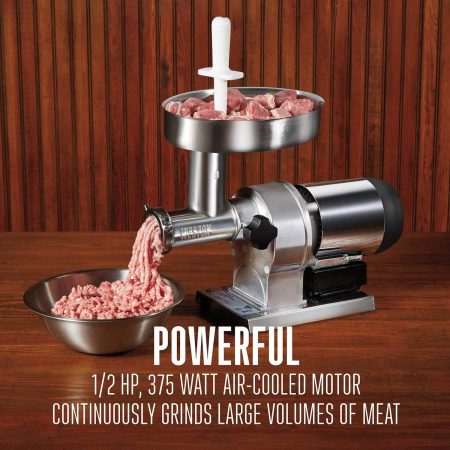 Weston Butcher Series™ #8 0.5-HP Electric Meat Grinder