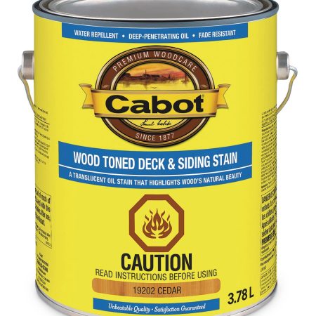 Cabot Oil-Based Wood Toned Deck & Siding Stain, 3.78-L