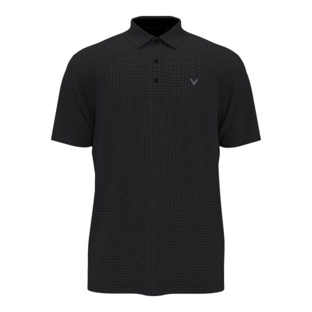 Callaway Men's Gingham Print Polo T Shirt