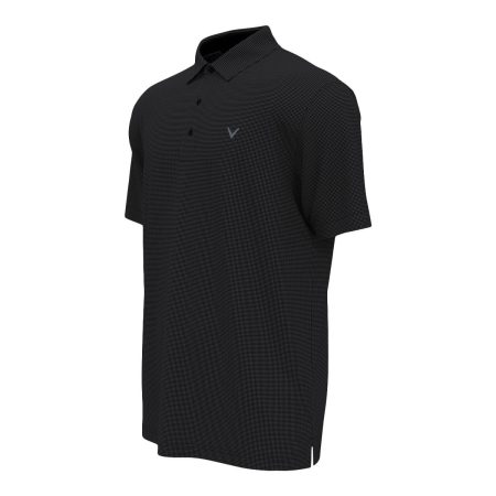 Callaway Men's Gingham Print Polo T Shirt