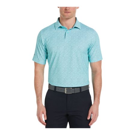 Callaway Men's Micro Martini Print Polo T Shirt