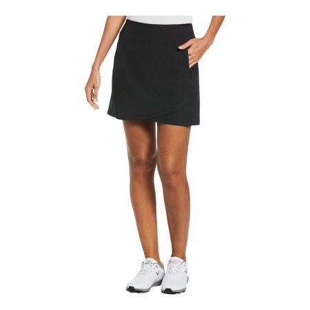 Callaway Women's Skort Heather Perforated Curved Hem Shorts