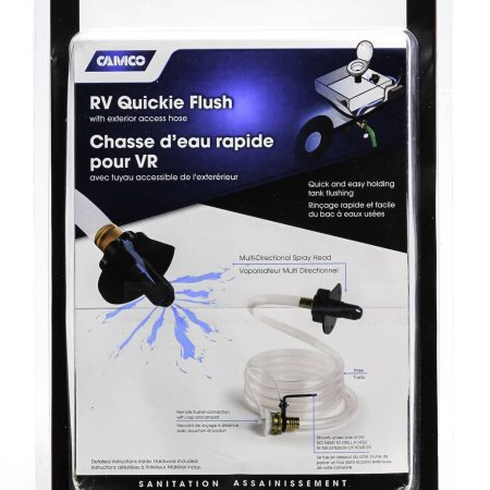 CAMCO 40123 Quickie Flush 8-in RV Holding Tank Rinser Kit