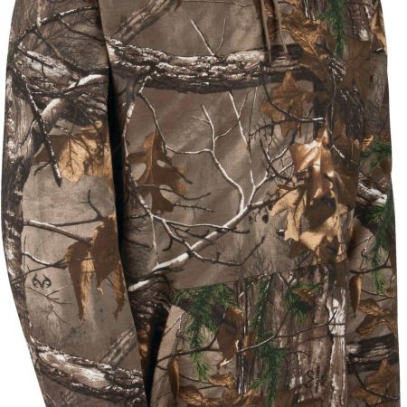 Men's Hunting Hoodie with Front Pouch Pockets, Realtree Edge Camo