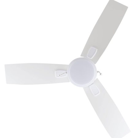 KOLT 42-in Indoor Pull Chain LED Ceiling Fan, White