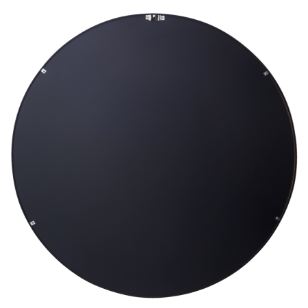 CANVAS Devon Round Wall Mirror, Black, 30-in