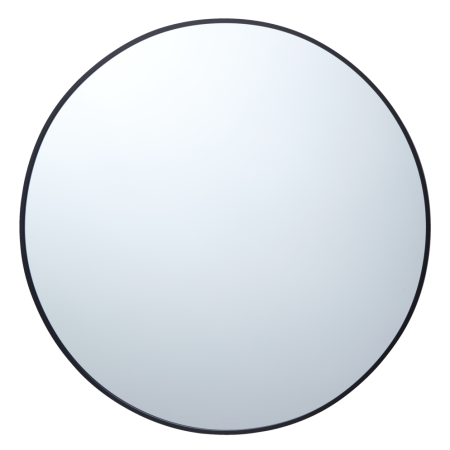 CANVAS Devon Round Wall Mirror, Black, 30-in