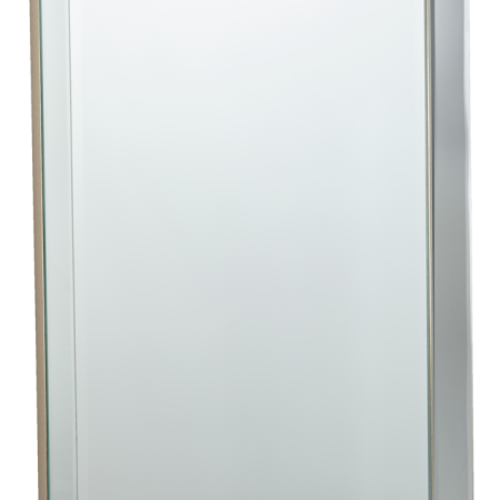 CANVAS Lamont Rectangular Beveled Wall Mirror, Silver, 36 x 24-in