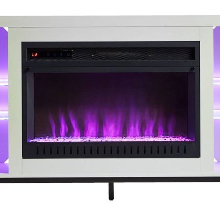 CANVAS Waldon Media Fireplace, 60-in