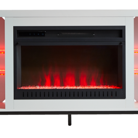 CANVAS Waldon Media Fireplace, 60-in